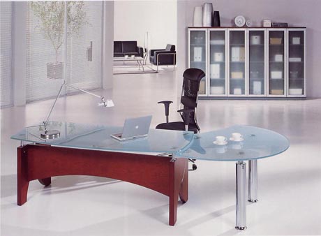 Office Desk|Glass Executive Desk|Office Furniture|Glass Executive Desk|������̨|�����칫��|�����칫̨ CG-BLBT-23